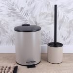 Σετ καλάθι μπάνιου 3 λίτρα soft close με πιγκάλ χρώμα μπεζ