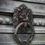 Roline Κ377 Ρόπτρο Εξώπορτας από Μέταλλο Αντικέ 95x165mm - Image 2