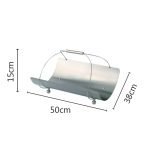 Ανοξείδωτο Ματ 50x38x15cm Ξυλιέρα Ζωγομετάλ 2000 - Image 2