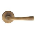 Πόμολα Πόρτας Με Ροζέτα Μπρονζέ Ζωγομετάλ 201