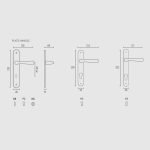 Πόμολα Πόρτας Με Ροζέτα Ορο Ματ Ζωγομετάλ 201 - Image 2