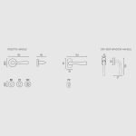 Πόμολα Πόρτας Με Ροζέτα Ορο Ματ Ζωγομετάλ 201 - Image 3