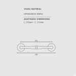 Λαβές Εξώπορτας Ζωγομετάλ Μπρονζέ 201 - Image 2