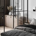 Roline 679 Πόμολο Επίπλου από Ζάμακ Μαύρο Φ39mm - Image 2