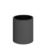 Καλάθι Γραφείου / Δωματίου 6Lit – Ματ Ανθρακί, Pam & Co, Ø20 x H24(cm), 2024-113