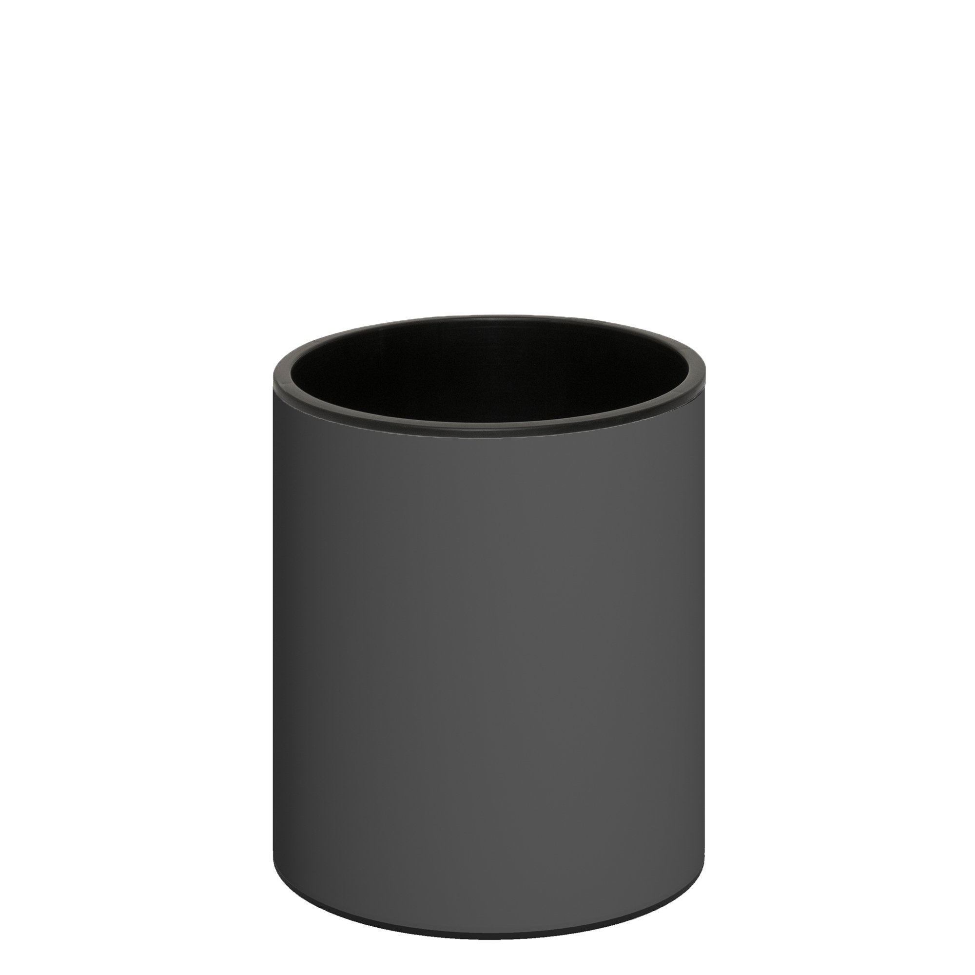 2024-113 Καλάθι Γραφείου / Δωματίου 6Lit – Ματ Ανθρακί, Pam & Co, Ø20 x H24(cm), 2024-113 - Image 1