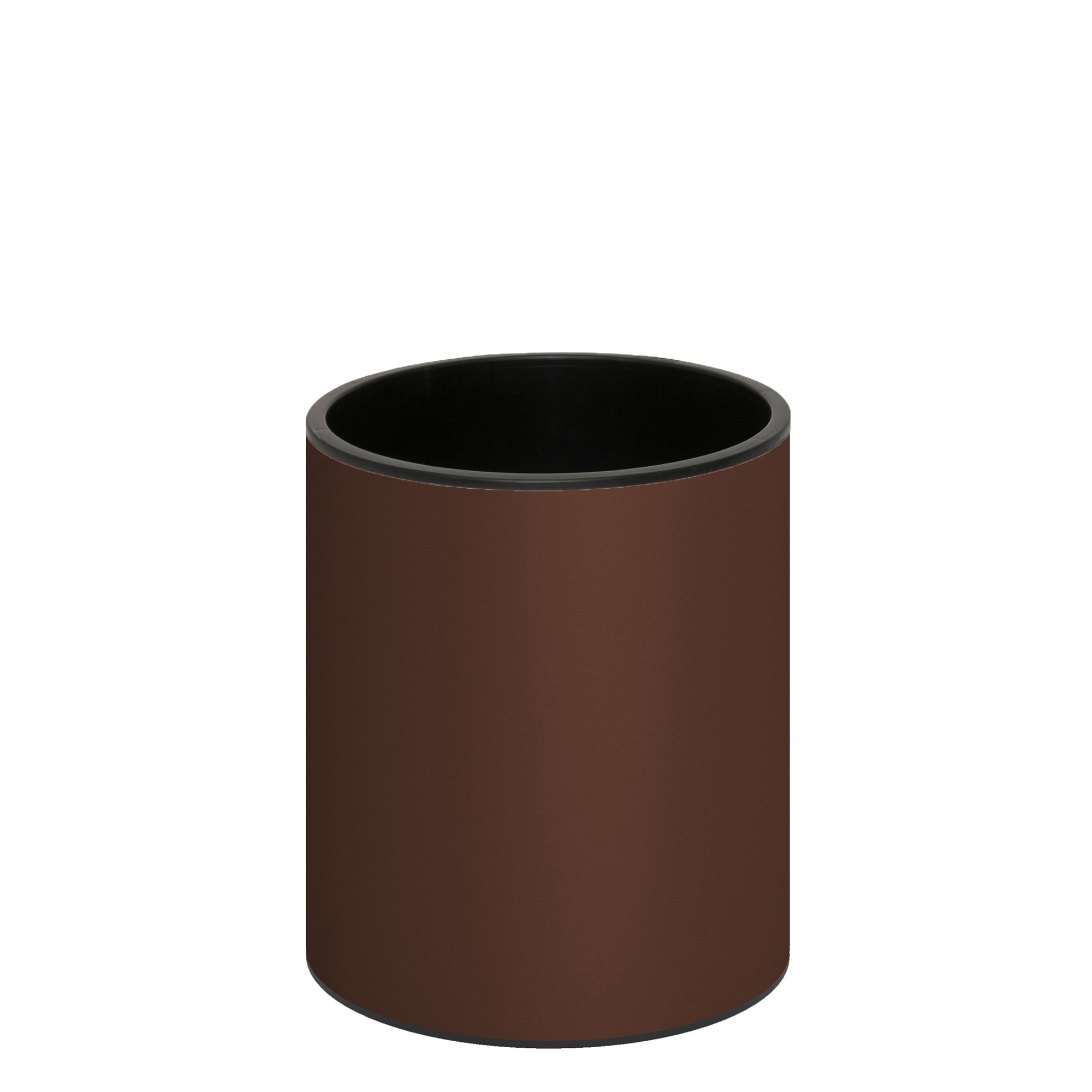 2024-943 Καλάθι Γραφείου / Δωματίου 6Lit – Matt Wenge, Pam & Co, Ø20 x H24(cm), 2024-943 - Image 1