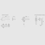 Πόμολα Πόρτας Με Ροζέτα Μάυρο Ζωγομετάλ 2036 - Image 3