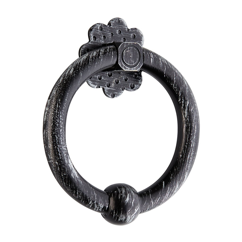 205bsp Ρόπτρο εξώπορτας Μαύρο Πατίνα Ασημί Ζωγομετάλ 205 - Image 1