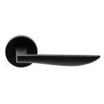 Πόμολα Πόρτας Με Ροζέτα Μάυρο Ζωγομετάλ 2061