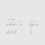 Πόμολα Πόρτας Με Ροζέτα Νίκελ Ματ Ζωγομετάλ 2061 - Image 2