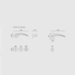 Πόμολα Πόρτας Με Ροζέτα Λευκό Ζωγομετάλ 2071 - Image 2