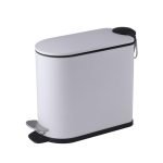 Σετ Καλάθι μπάνιου 5 λίτρα soft close και πιγκάλ λευκό (2082-2085 )