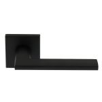 Πόμολα Πόρτας Με Ροζέτα Μάυρο Ζωγομετάλ 2116