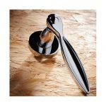 Πόμολα Πόρτας Με Ροζέτα Χρώμιο Ζωγομετάλ 2121