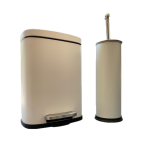 Σετ Κάδος 5 lt soft close παραλληλόγραμμος - Πιγκάλ λευκό