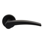 Πόμολα Πόρτας Με Ροζέτα Μάυρο Ζωγομετάλ 2131