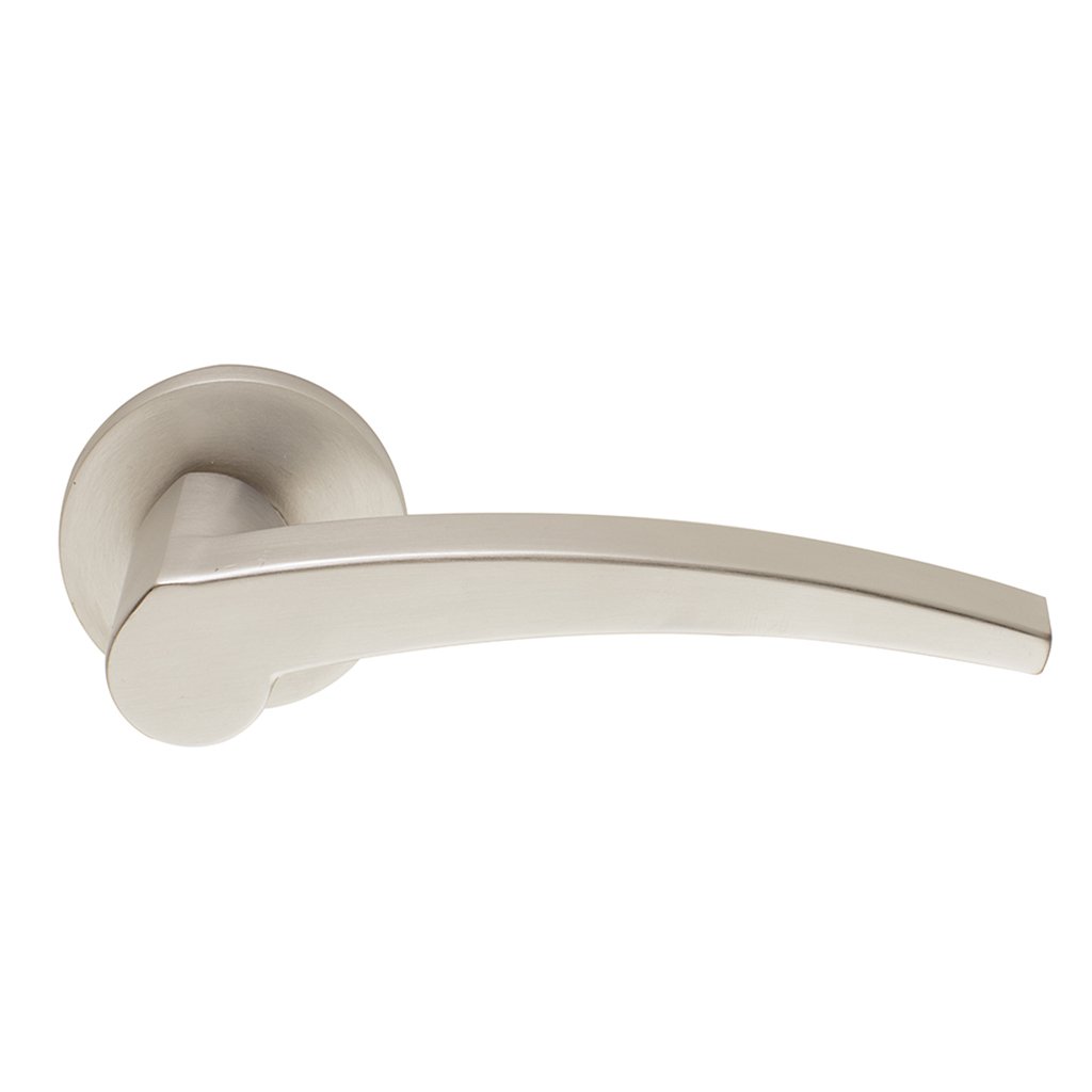 2131nm Πόμολα Πόρτας Με Ροζέτα Νίκελ Ματ Ζωγομετάλ 2131 - Image 1