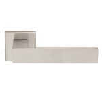 Πόμολα Πόρτας Με Ροζέτα Νίκελ Ματ Ζωγομετάλ 2146 - Image 2