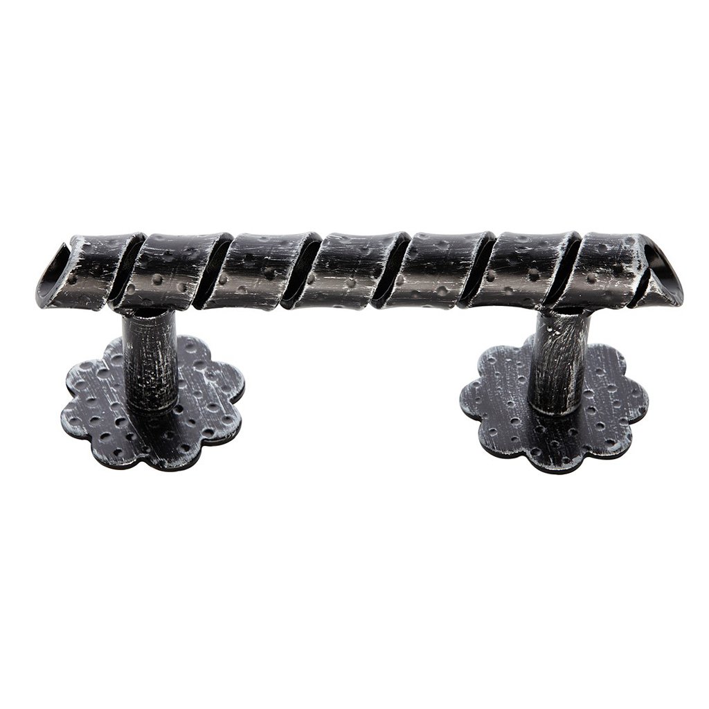 214bsp Λαβές Εξώπορτας Ζωγομετάλ Μάυρο Πατίνα Ασημί 214 - Image 1