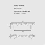Λαβές Εξώπορτας Ζωγομετάλ Μάυρο 217 - Image 2