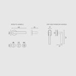 Πόμολα Πόρτας Με Ροζέτα Χρώμιο Ζωγομετάλ 2181 - Image 3