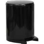 Κάδος μεταλλικός soft close 6 L. χρώμα μαύρο