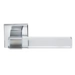 Πόμολα Πόρτας Με Ροζέτα Χρώμιο Ζωγομετάλ 2196 - Image 2