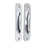 Χούφτες για συρόμενες πόρτες Ζωγομετάλ Χρώμιο 220