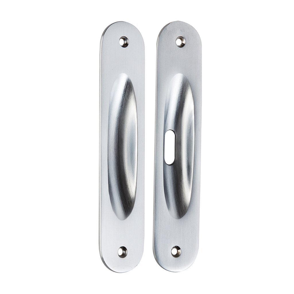 220chm Χούφτες για συρόμενες πόρτες Ζωγομετάλ Χρώμιο 220 - Image 1