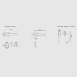 Πόμολα Πόρτας Με Ροζέτα Ιnox Ματ Ζωγομετάλ 2211 - Image 2