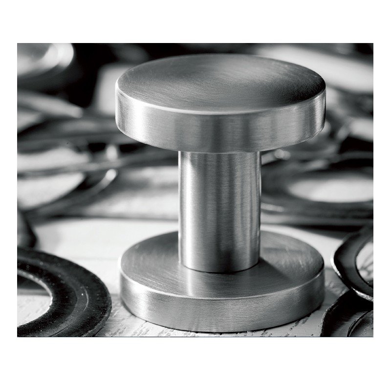 2241 Πόμολα Πόρτας με Ροζέτα Νίκελ Ματ Ζωγομετάλ 2241 - Image 1