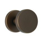 Πόμολα Πόρτας Mε Ροζέτα Μπρονζέ Ματ Ζωγομετάλ 2241