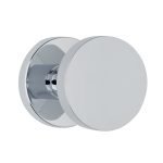 Πόμολα Πόρτας Με Ροζέτα Χρώμιο Ζωγομετάλ 2241