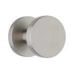 Πόμολα Πόρτας με Ροζέτα Νίκελ Ματ Ζωγομετάλ 2241 - Image 2