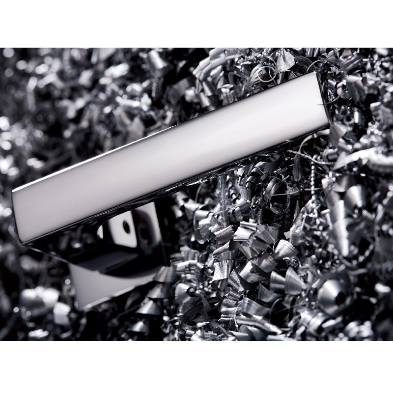 2256 Πόμολα Πόρτας Mε Ροζέτα Χρώμιο Ζωγομετάλ 2256 - Image 1