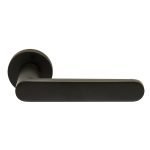 Πόμολα Πόρτας Με Ροζέτα Μάυρο Ζωγομετάλ 2261