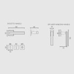 Πόμολα Πόρτας Με Ροζέτα Χρώμιο Ζωγομετάλ 2276 - Image 2