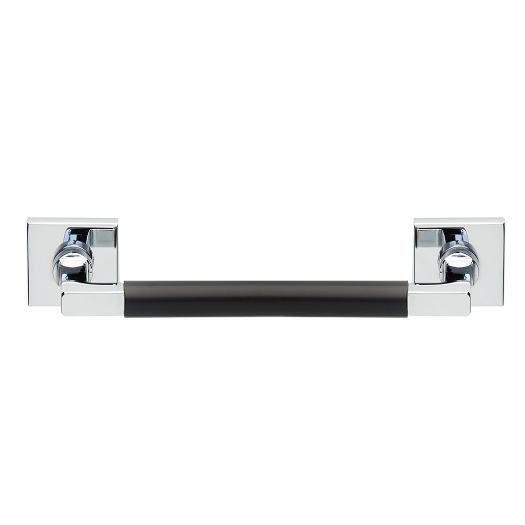 2281chbl Λαβές Εξώπορτας Ζωγομετάλ Χρώμιο/Μάυρο 2281 - Image 1