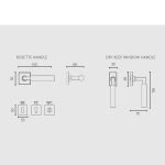 Πόμολα Πόρτας Με Ροζέτα Νίκελ Ματ/Μάυρο Ζωγομετάλ 2281 - Image 3