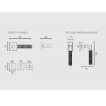 Πόμολα Πόρτας Με Ροζέτα Νίκελ Ματ Ζωγομετάλ 2282 - Image 3