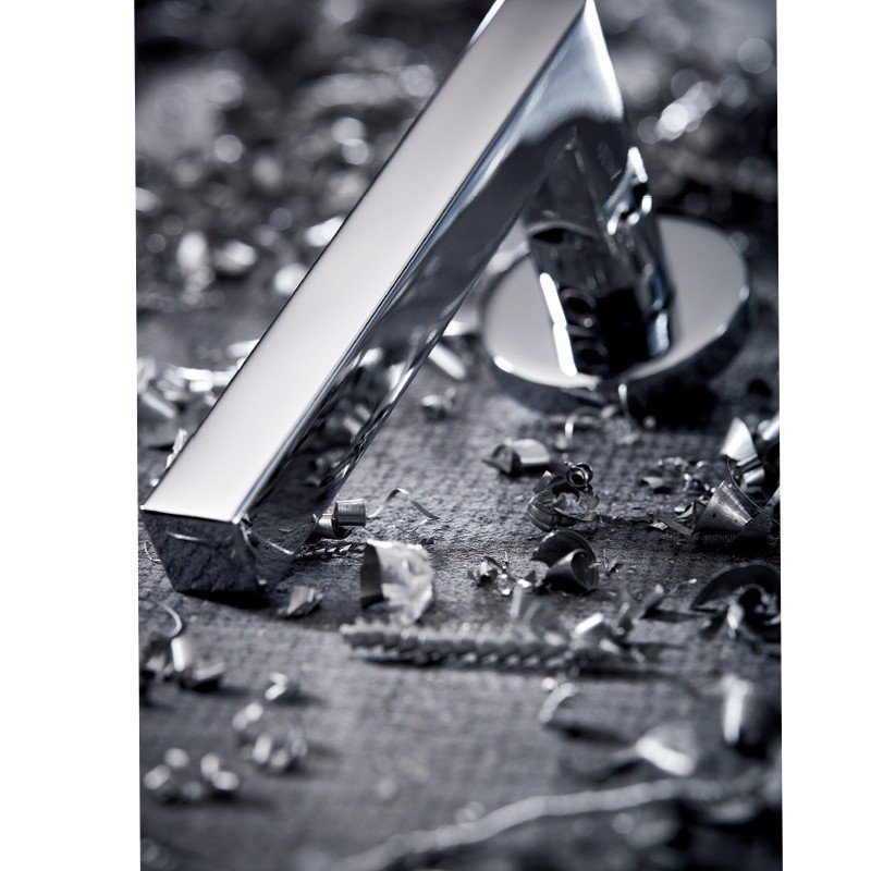 2291 Πόμολα Πόρτας Με Ροζέτα Χρώμιο Ζωγομετάλ 2291 - Image 1