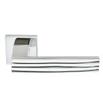 Πόμολα Πόρτας Με Ροζέτα Χρώμιο Ζωγομετάλ 2306 - Image 2