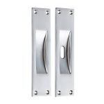 Χούφτες για συρόμενες πόρτες Ζωγομετάλ Χρώμιο Ματ 230