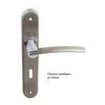 Πόμολο Εσώθυρας Με Πλάκα Ζωγομετάλ 231