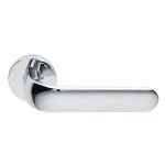 Πόμολα Πόρτας Με Ροζέτα Χρώμιο Ζωγομετάλ 2311 - Image 2