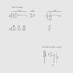 Πόμολα Πόρτας Με Ροζέτα Ορο Ματ Ζωγομετάλ 231 - Image 3