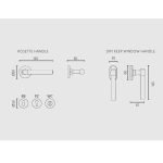 Πόμολα Πόρτας Με Ροζέτα Νίκελ Ματ Ζωγομετάλ 2321 - Image 3