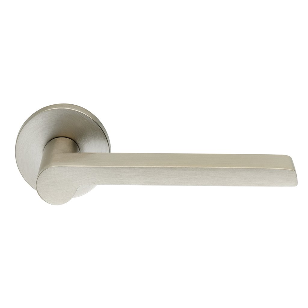 2331nm Πόμολα Πόρτας Με Ροζέτα Νίκελ Ματ Ζωγομετάλ 2331 - Image 1