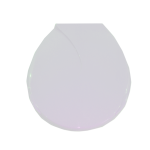 Κάλυμμα λεκάνης PP λευκό 36x43 cm